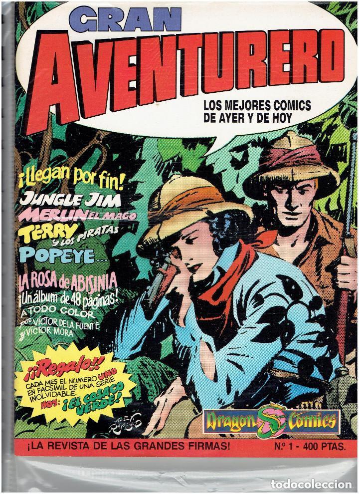 C&oacute;mics: * GRAN AVENTURERO * COLECCION COMPLETA 12 N&ordm; * EDICIONES B 1989 * - Foto 2