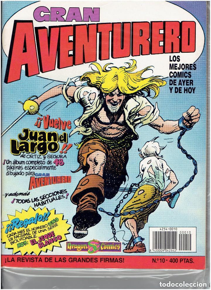 C&oacute;mics: * GRAN AVENTURERO * COLECCION COMPLETA 12 N&ordm; * EDICIONES B 1989 * - Foto 11