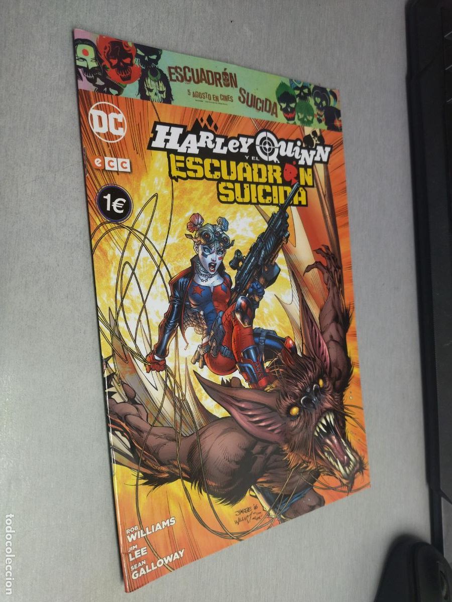 C&oacute;mics: HARLEY QUINN Y EL ESCUADR&Oacute;N SUICIDA / ROB WILLIAMS, JIM LEE, GALLOWAY / DC - ECC - Foto 1
