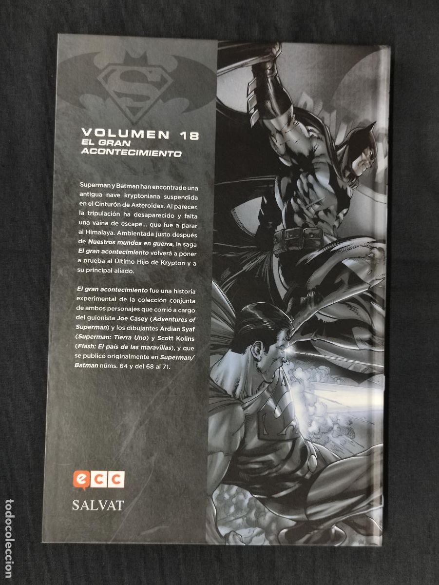 C&oacute;mics: BATMAN Y SUPERMAN - EL GRAN ACONTECIMIENTO - VOLUMEN 18 - SALVAT ECC - Foto 2
