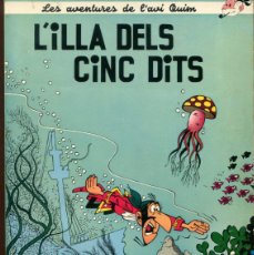 Cómics: LES AVENTURES DE L'AVI QUIM. L'ILLA DELS CINC DITS. ED. ANXANETA 1966.