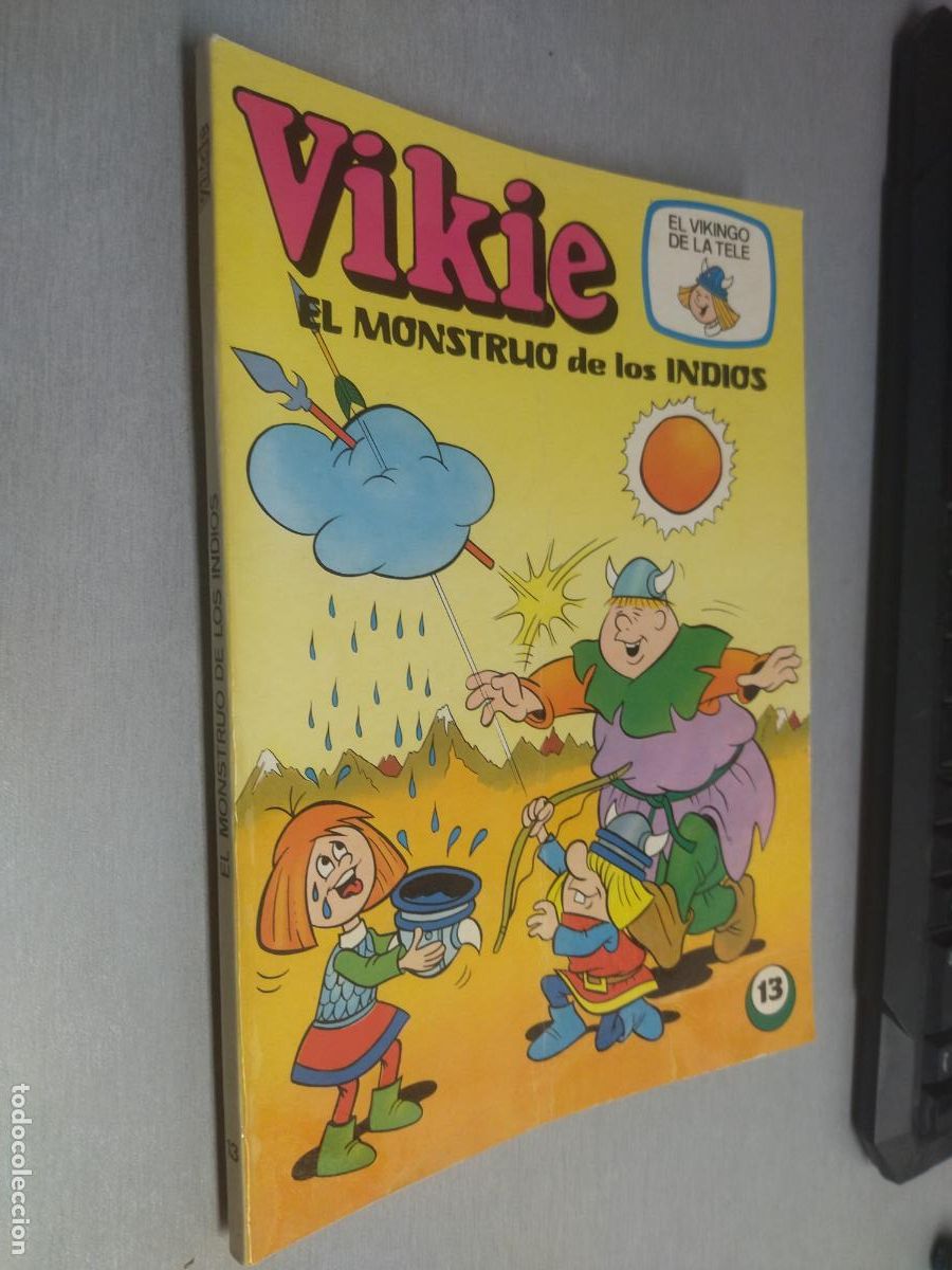 C&oacute;mics: VIKIE EL VIKINGO DE LA TELE N&ordm; 13: EL MONSTRUO DE LOS INDIOS / ERSA 1976 - Foto 1