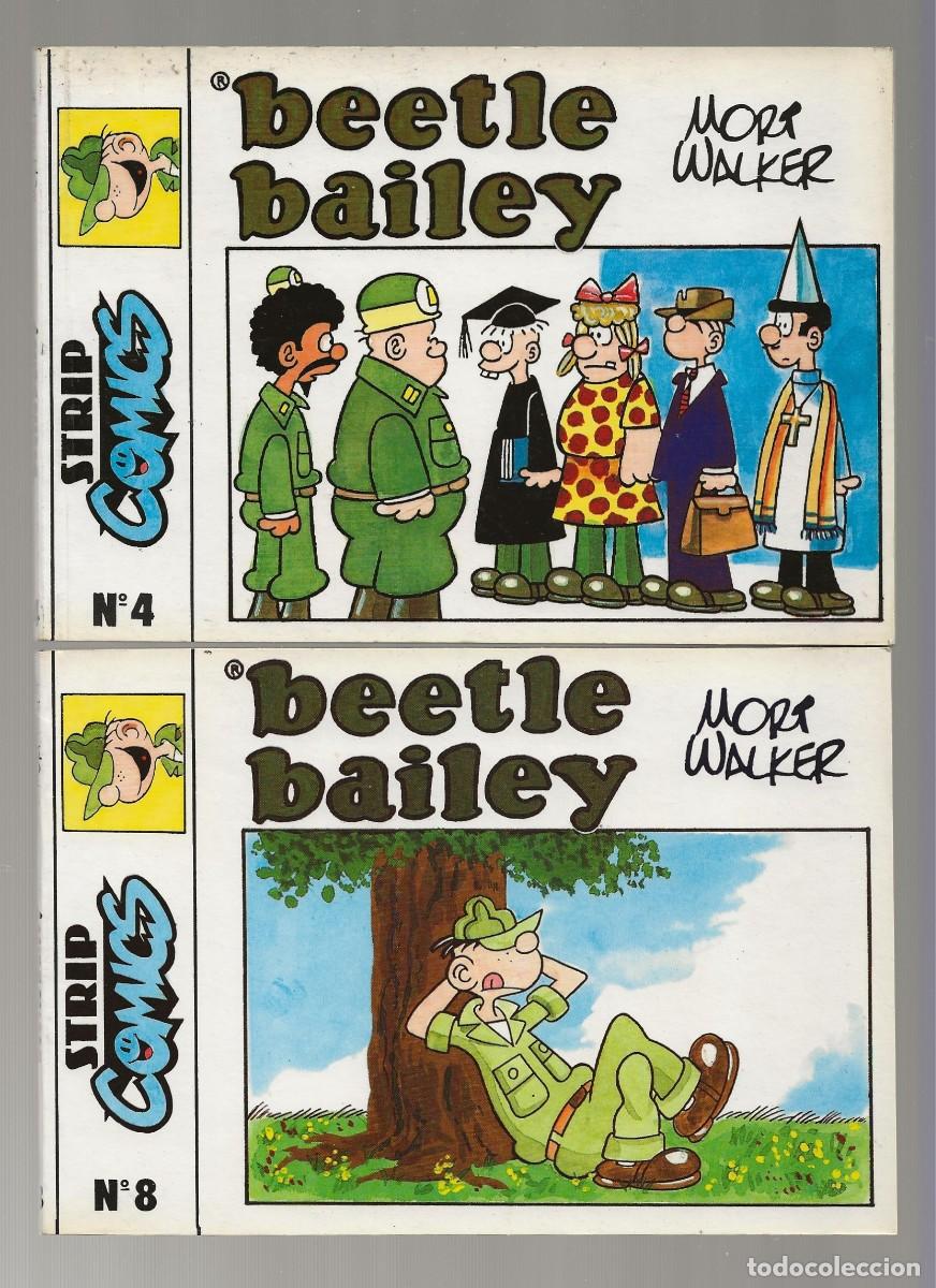 C&oacute;mics: BEETLE BAILEY N&ordm; 4 Y 8 - STRIP COMICS (MORT WALKER) ESEUVE 1990 EXCELENTE ESTADO - Foto 1