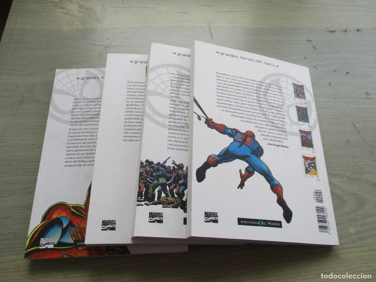 C&oacute;mics: SPIDERMAN, BIBLIOTECA EL MUNDO-4 COMICS-COMPLETA - Foto 2