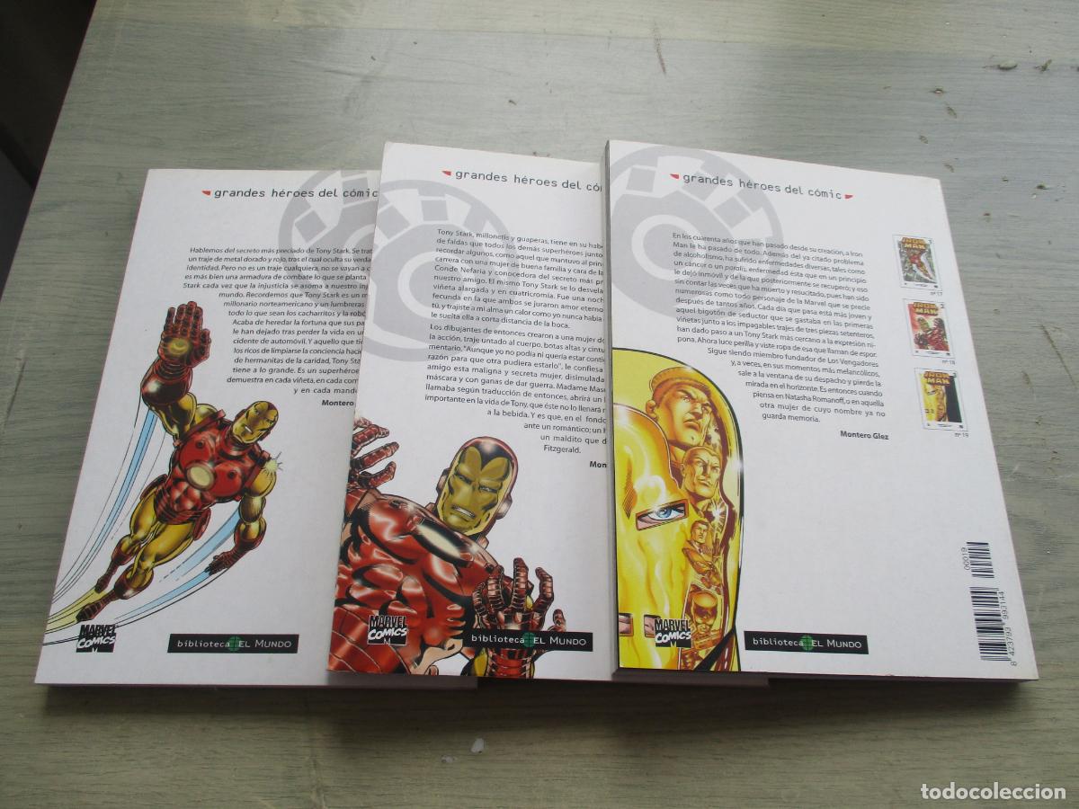 C&oacute;mics: IRON ,MAN- BIBLIOTECA EL MUNDO-3 COMICS-COMPLETA - Foto 2