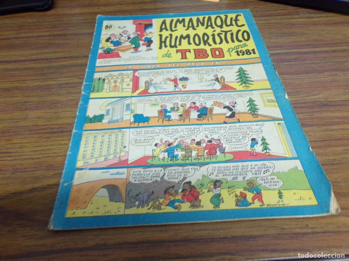 C&oacute;mics: TBO ORIGINAL ALMANAQUE HUMORISTICO DE TBO PARA 1981