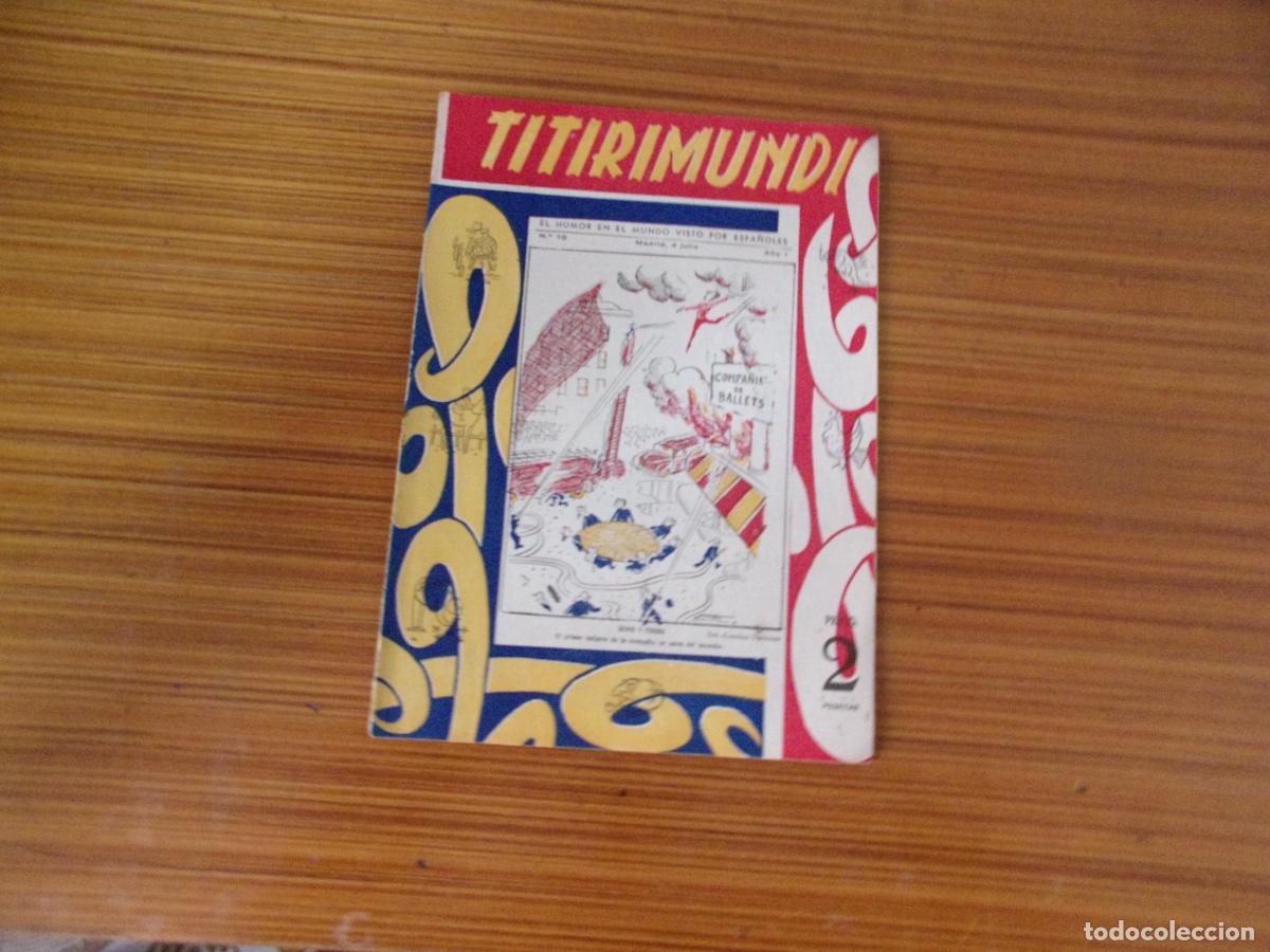 C&oacute;mics: TITIRIMUNDI N&ordm; 18 EDITA MON - Foto 1