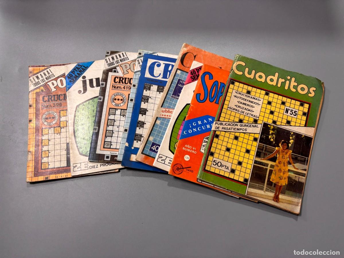 Comics : LOTE DE 10 PASATIEMPOS, CRUCIGRAMAS, AUTODEFINIDOS, CRUZADAS. NUEVOS DE DISTRIBUIDORA.VER