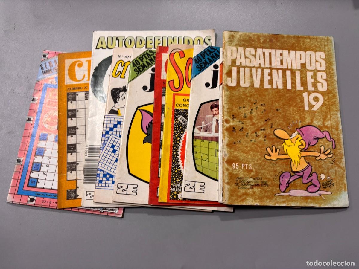 Comics : LOTE DE 10 PASATIEMPOS, CRUCIGRAMAS, AUTODEFINIDOS, CRUZADAS. NUEVOS DE DISTRIBUIDORA.VER
