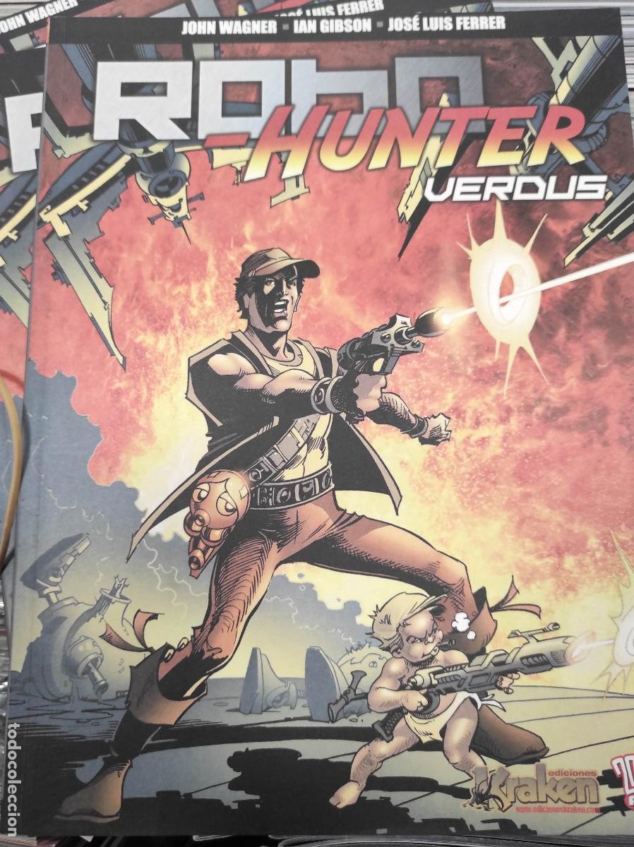 C&oacute;mics: ROBO-HUNTER: VERDUS DE WAGNER, GIBSON Y FERRER. KRAKEN - Foto 1