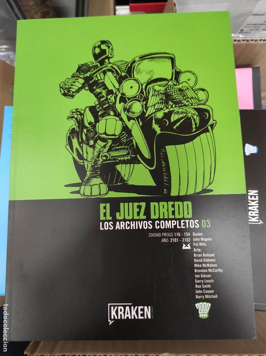 C&oacute;mics: EL JUEZ DREDD - LOS ARCHIVOS COMPLETOS N&ordm; 3 / 03 - KRAKEN - Foto 1