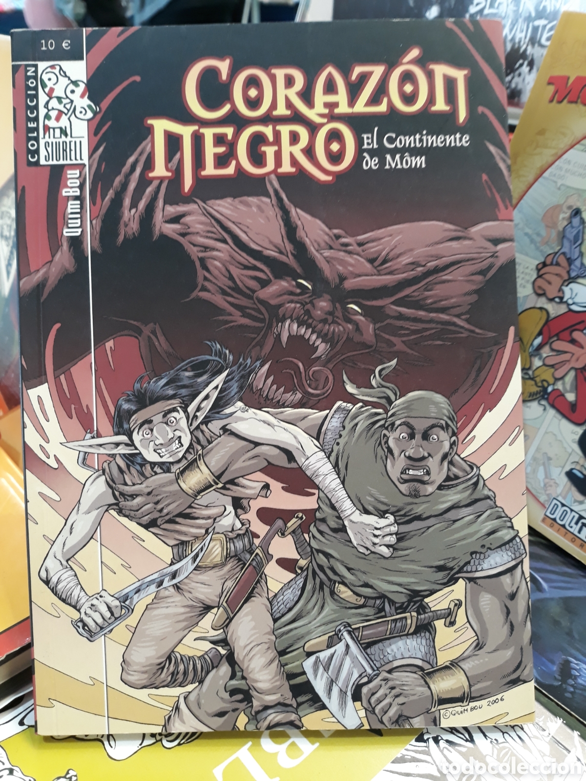 C&oacute;mics: CORAZ&Oacute;N NEGRO (EL CONTINENTE DE MOM) - QUIM BOU - DOLMEN - Foto 1