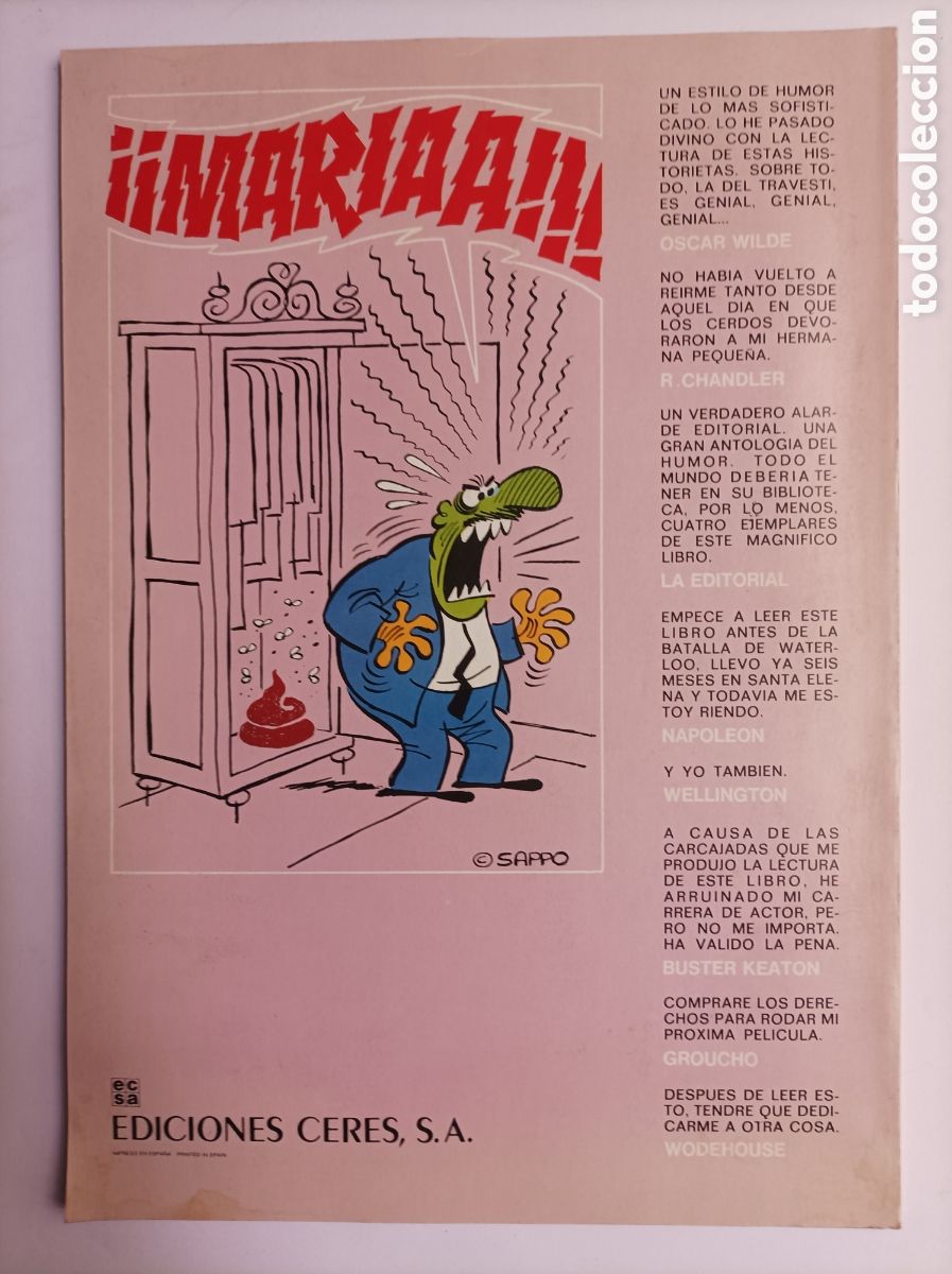 C&oacute;mics: SAPPO. DON CORNELIO LADILLA Y SU SE&Ntilde;ORA MAR&Iacute;A - Foto 2