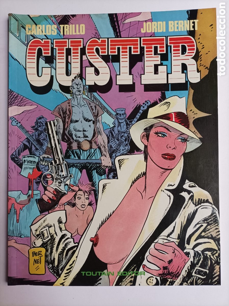 C&oacute;mics: CUSTER. CARLOS TRILLO, JORDI BERNET. GL&Eacute;NAT. 1987. - Foto 1