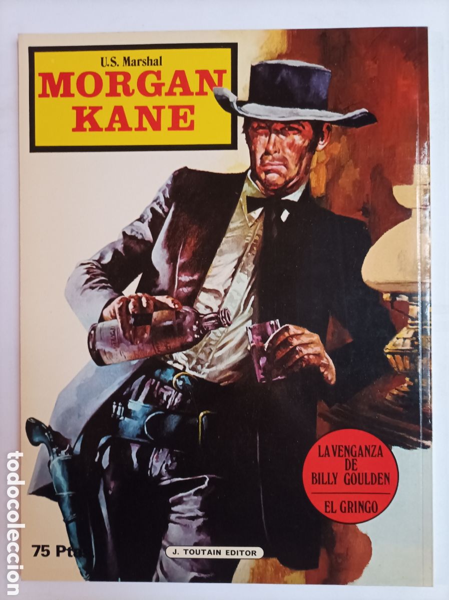 C&oacute;mics: U.S. MARSHALL MORGAN KANE. TOUTAIN. 1974. - Foto 1