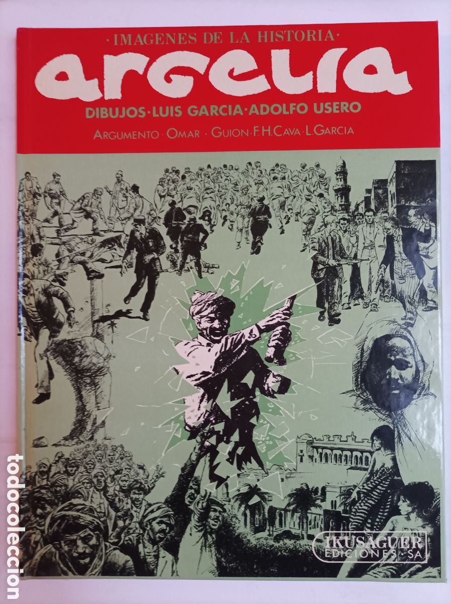 C&oacute;mics: ARGELIA. LUIS GARC&Iacute;A, ADOLFO USERO. IKUSAGER. 1981. - Foto 1