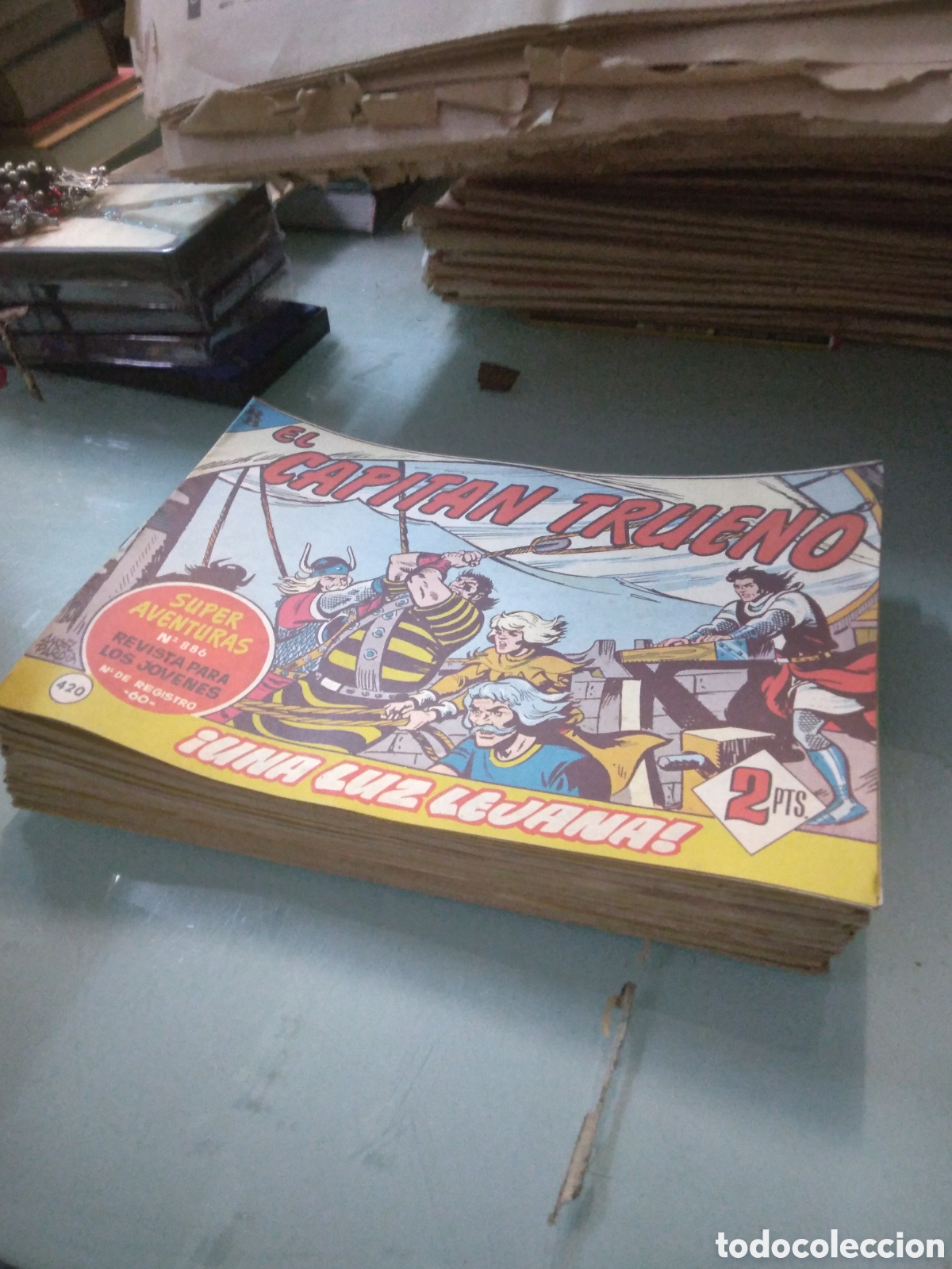 C&oacute;mics: El capitan Trueno, 2 pesetas, 10&euro;\numero - Foto 1