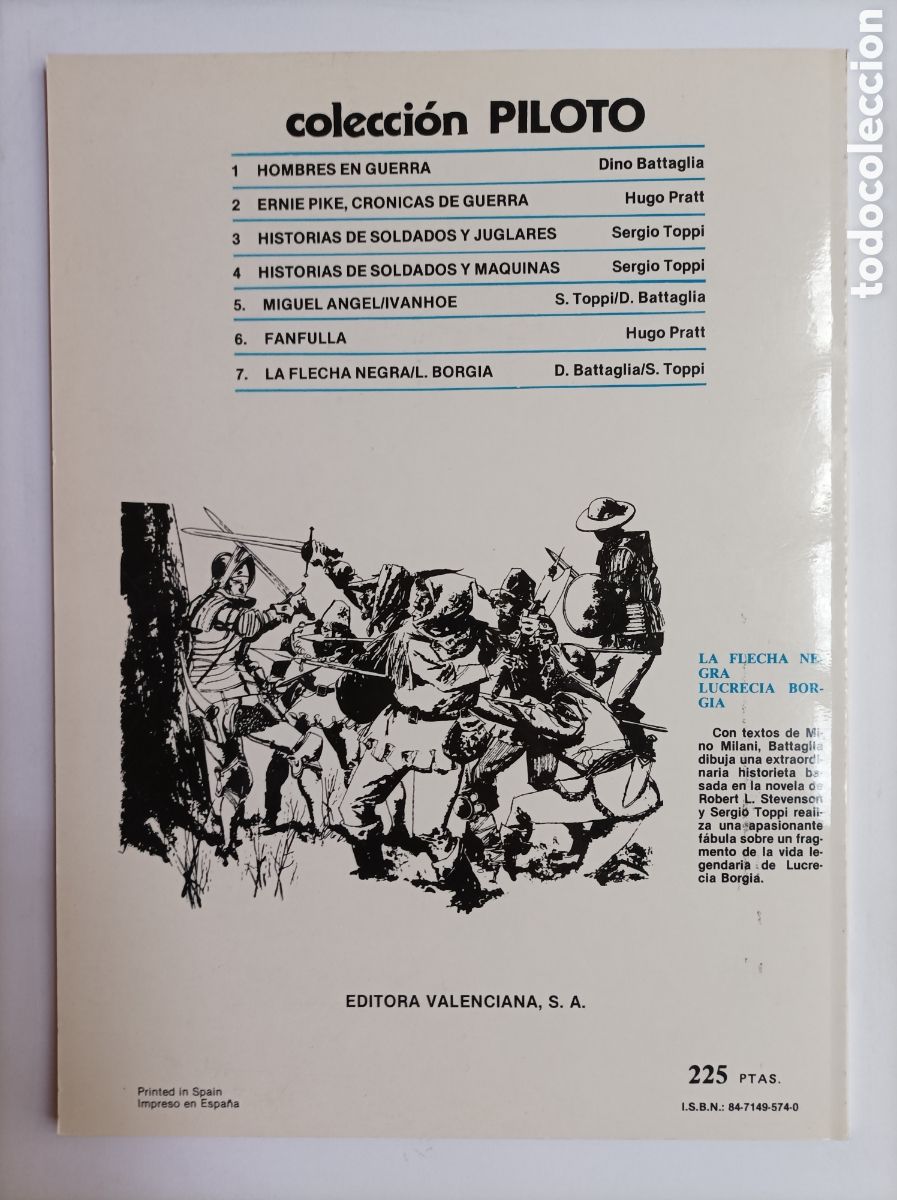 C&oacute;mics: FANFULLA. HUGO PRATT. VALENCIANA. 1983 - Foto 2