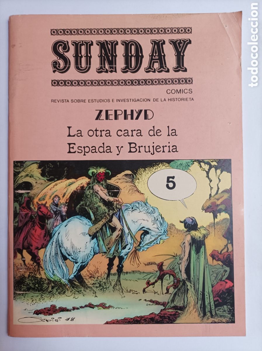 C&oacute;mics: SUNDAY. NUM. 5. MARIANO AYUSO. 1976. - Foto 1