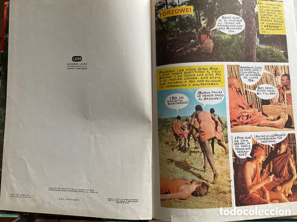 C&oacute;mics: ORZOWEI Alberto Manzi 1978 - Foto 3