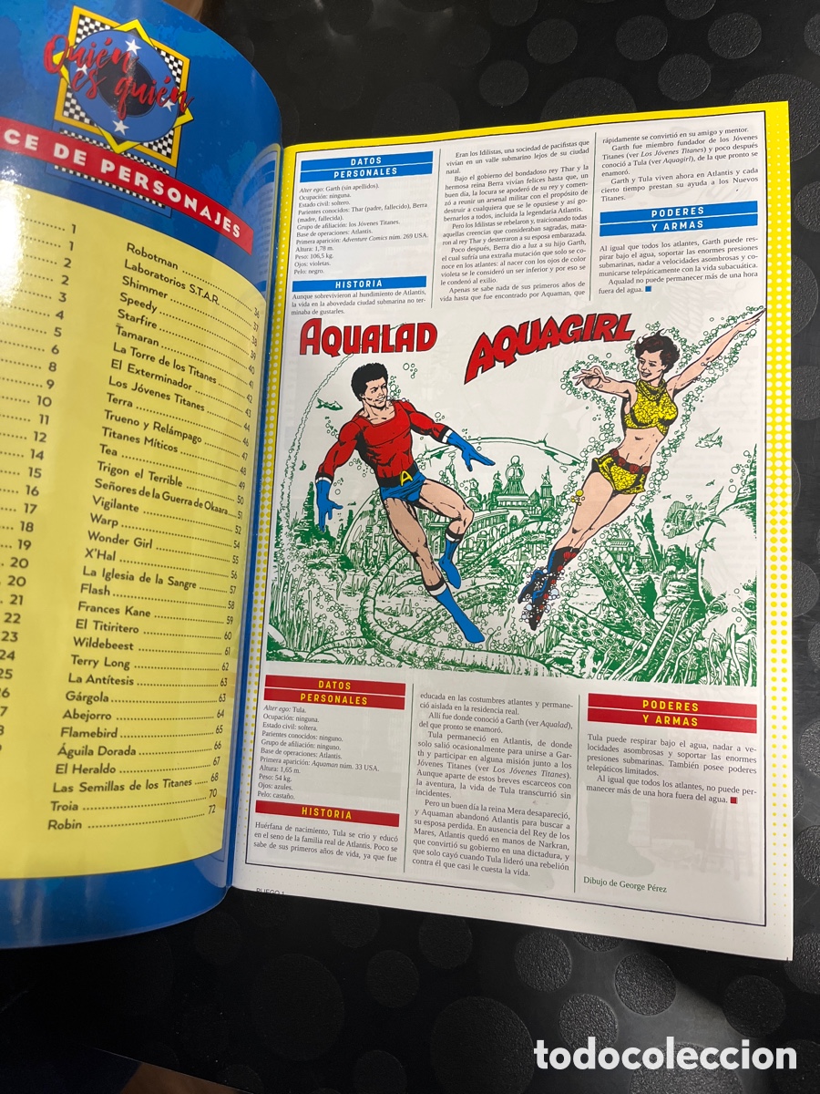 C&oacute;mics: LOS NUEVOS TITANES : QUI&Eacute;N ES QUI&Eacute;N DC ECC ( 2023 ) - Foto 3