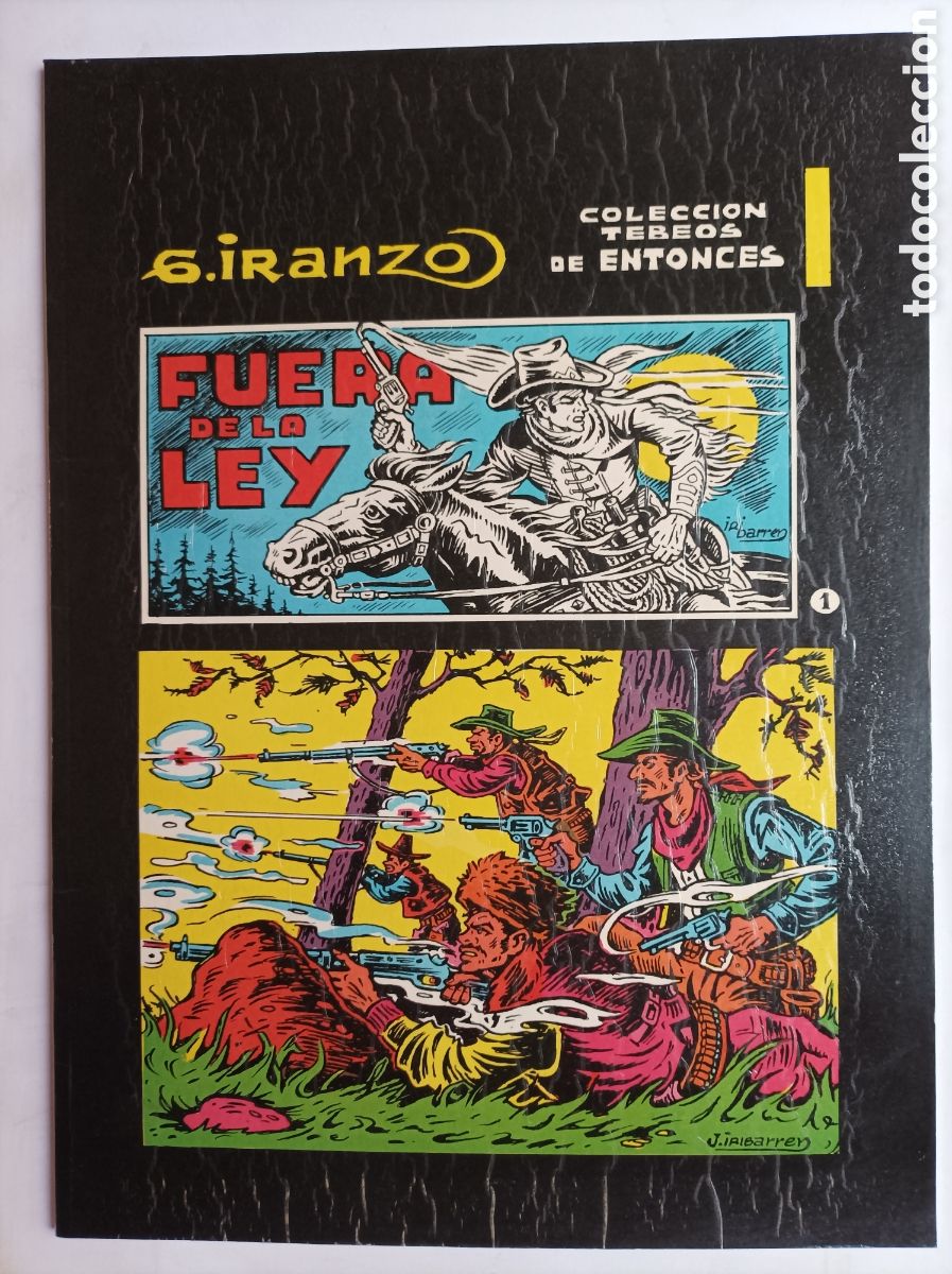 C&oacute;mics: FUERA DE LA LEY. COLECCI&Oacute;N TEBEOS DE ENTONCES. NUM. 1. IRANZO.IBERCOMIC. 1982 - Foto 1