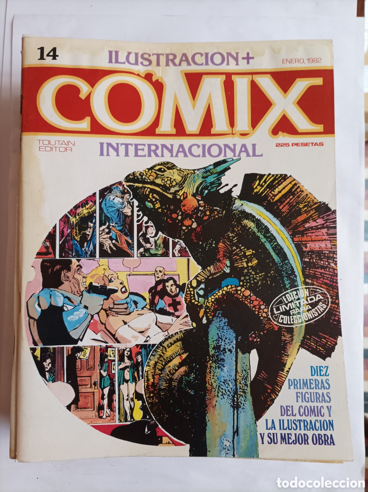 C&oacute;mics: COMIX. 11 EJEMPLARES. ALGO DE HUMEDAD. TOUTAIN. 1982/83. - Foto 5