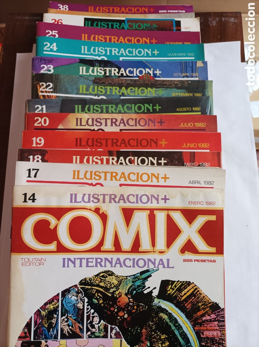 C&oacute;mics: COMIX. 11 EJEMPLARES. ALGO DE HUMEDAD. TOUTAIN. 1982/83. - Foto 1