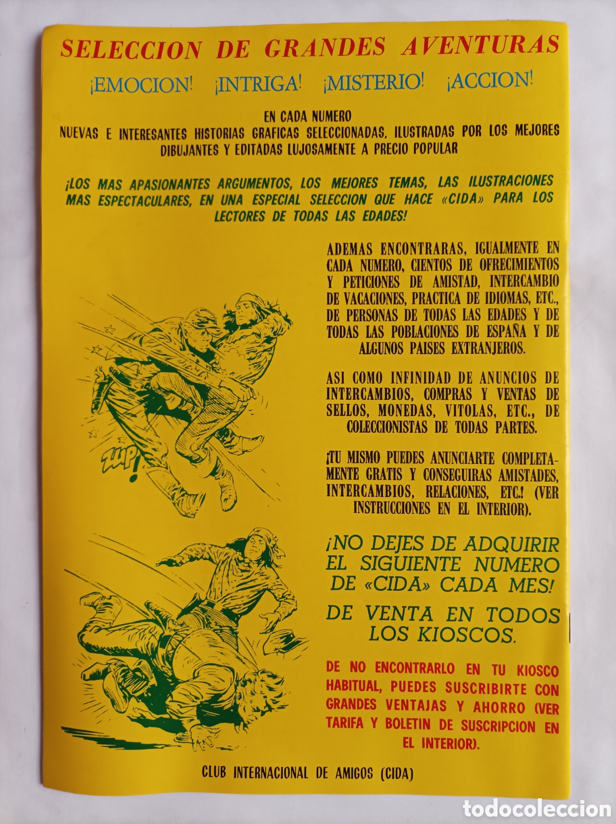 C&oacute;mics: CIDA. 3 N&Uacute;MEROS. 86, 87 y 88. CLUB INTERNACIONAL DE AMIGOS. - Foto 3