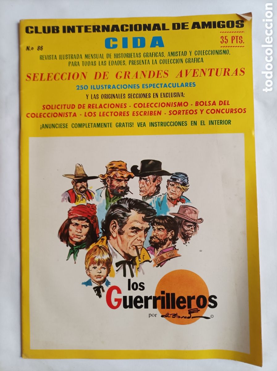 C&oacute;mics: CIDA. 3 N&Uacute;MEROS. 86, 87 y 88. CLUB INTERNACIONAL DE AMIGOS. - Foto 2