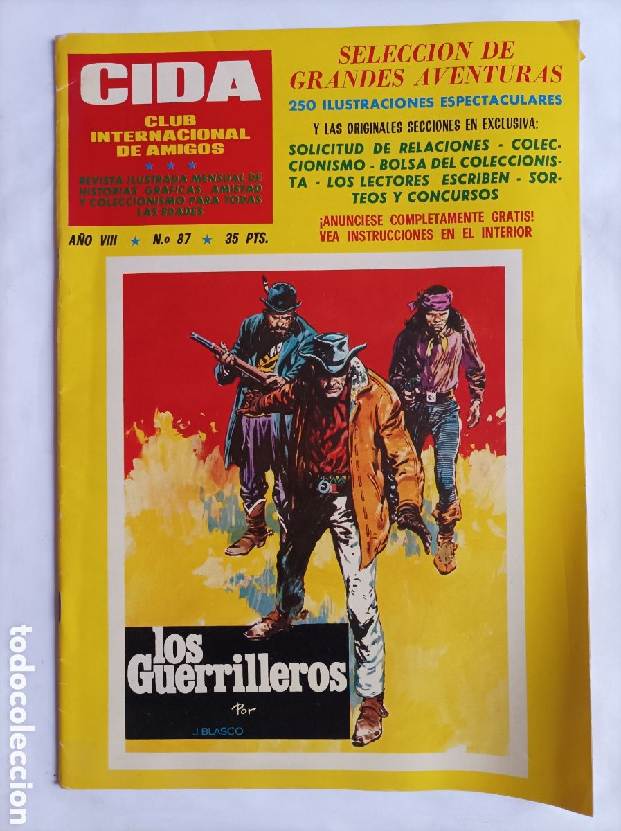 C&oacute;mics: CIDA. 3 N&Uacute;MEROS. 86, 87 y 88. CLUB INTERNACIONAL DE AMIGOS. - Foto 4