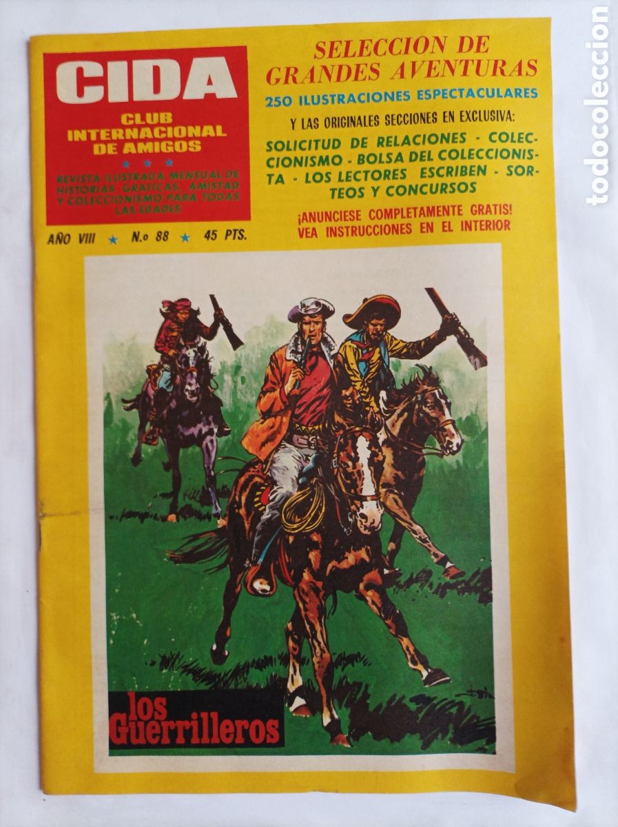 C&oacute;mics: CIDA. 3 N&Uacute;MEROS. 86, 87 y 88. CLUB INTERNACIONAL DE AMIGOS. - Foto 6