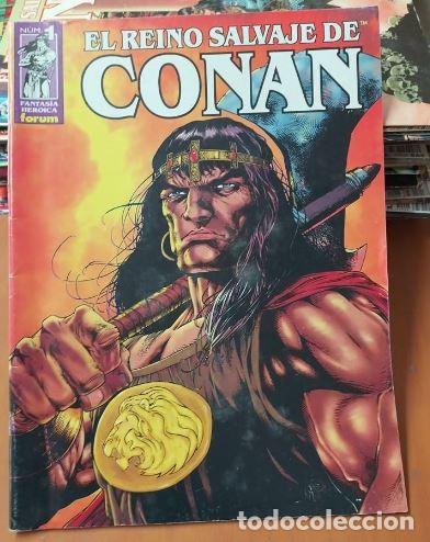 C&oacute;mics: COMIC - EL REINO SALVAJE DE CONAN 4 NUMEROS - Foto 1