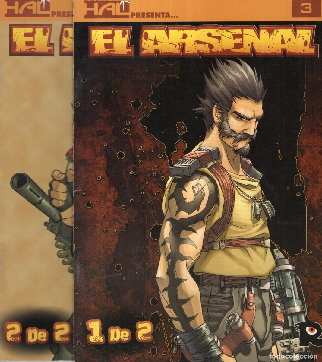 Comics : EL ARSENAL COMPLETA 2 NUMEROS (EL NUMERO 2 EN CATALAN) ED. RECERCA - BUEN ESTADO