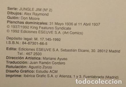 C&oacute;mics: COMIC - JUNGLE JIM - DOS LOTES - Foto 5