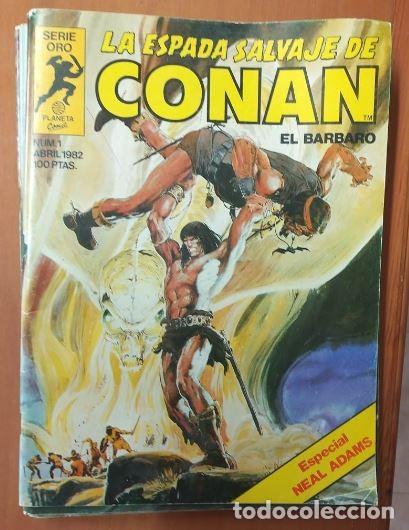 C&oacute;mics: COMIC - LA ESPADA SALVAJE DE CONAN EL BARBARO 48 NUMEROS - Foto 1