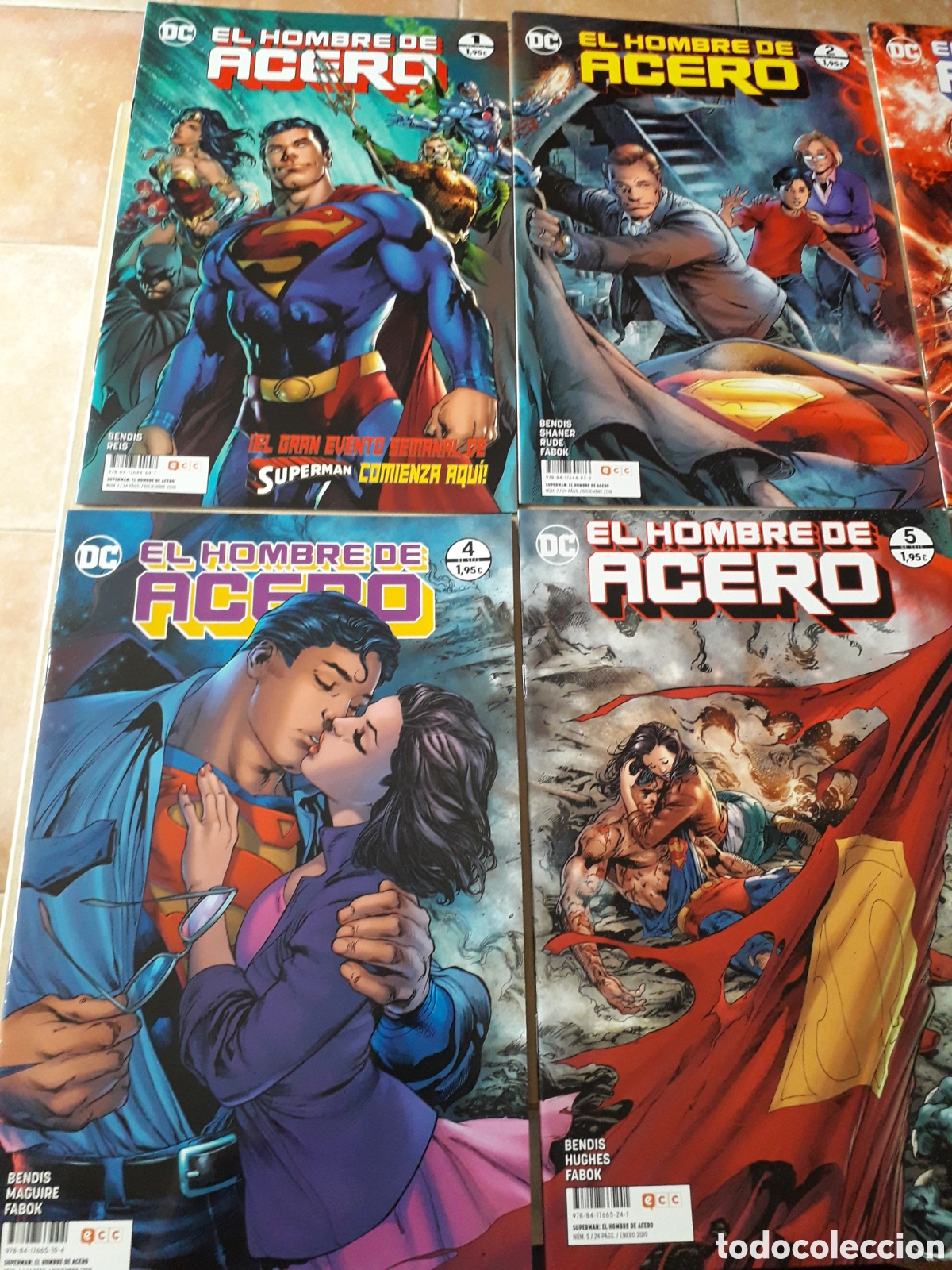C&oacute;mics: Superman. El hombre de Acero. 1 al 6. Bendis. &iexcl; Completa! - Foto 2