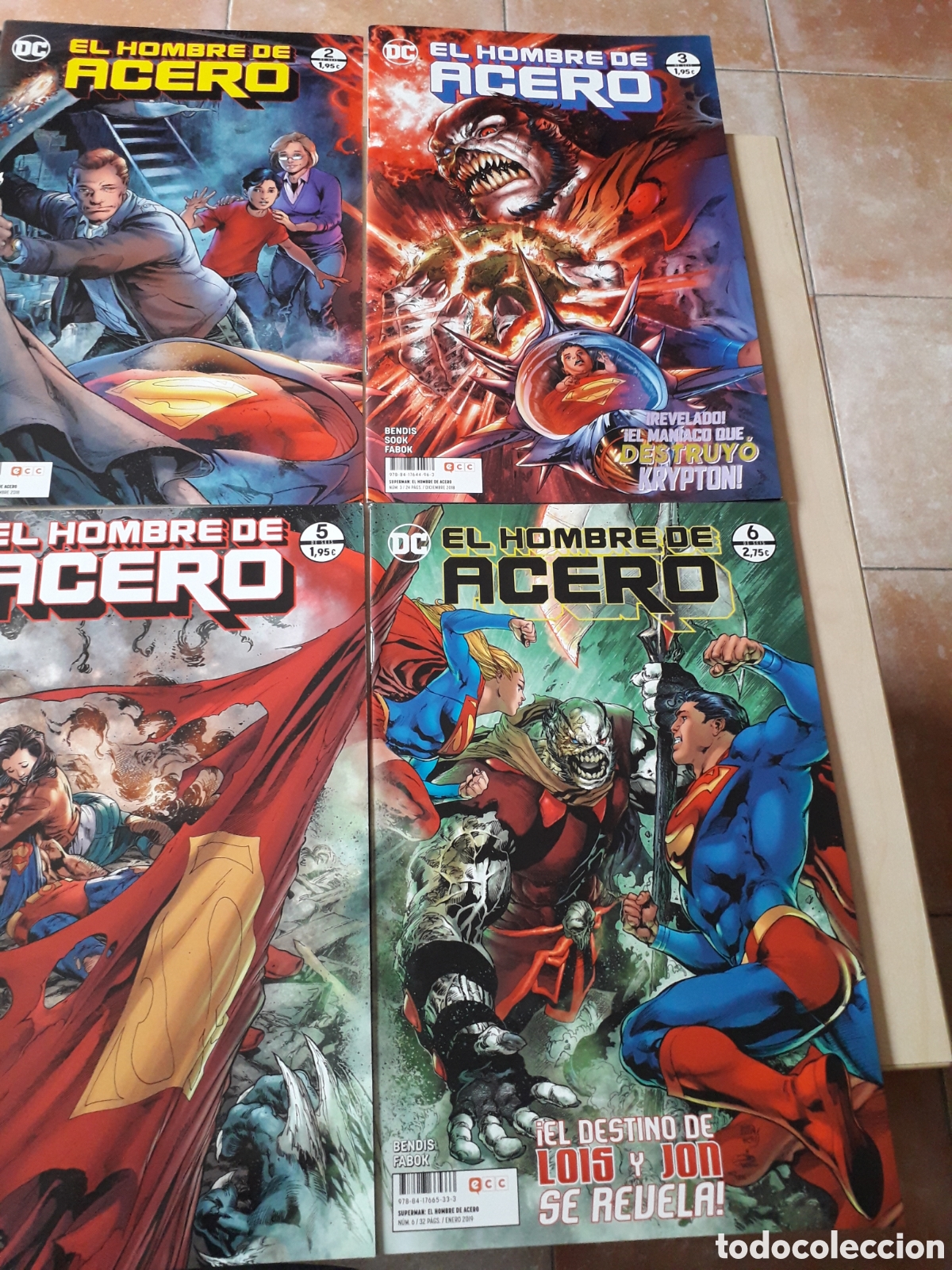 C&oacute;mics: Superman. El hombre de Acero. 1 al 6. Bendis. &iexcl; Completa! - Foto 3