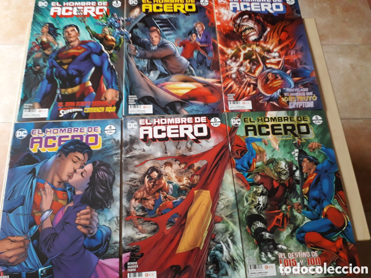 C&oacute;mics: Superman. El hombre de Acero. 1 al 6. Bendis. &iexcl; Completa! - Foto 1