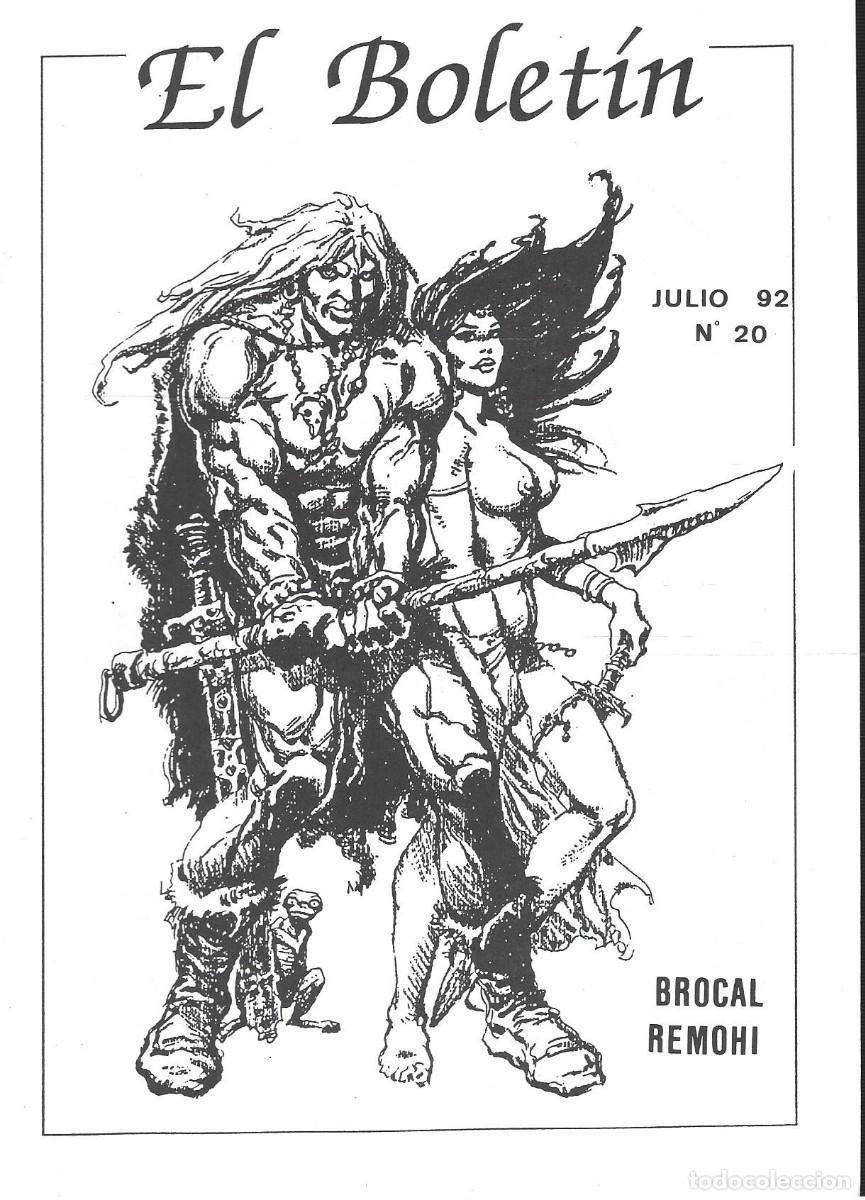 C&oacute;mics: EL BOLET&Iacute;N, N&Uacute;MERO 20, A&Ntilde;O 1992 JULIO - Foto 1