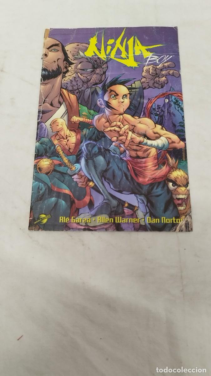 C&oacute;mics: Antiguo c&oacute;mic,Ninja Boy Al&eacute; Garza Allen Warner Dan Morto.World Comics - Foto 1