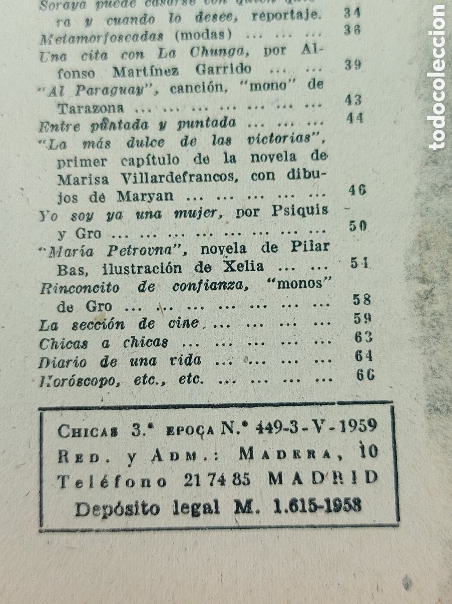 C&oacute;mics: CHICAS a&ntilde;o 1958 - Foto 2