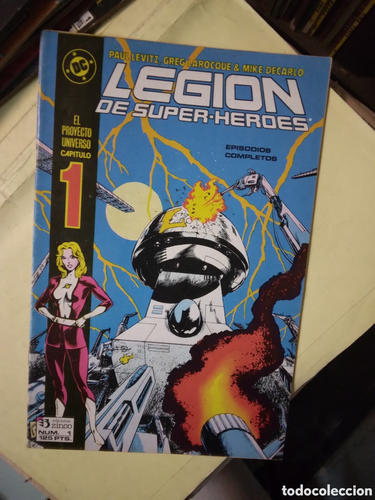 C&oacute;mics: Legi&oacute;n de los Superheroes, Zinco, numero 1, 125 pesetas, DC