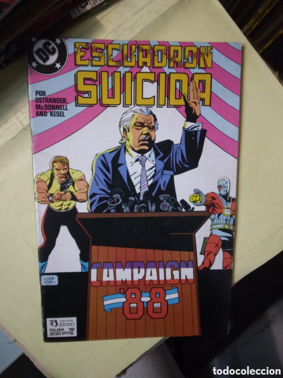 C&oacute;mics: Escuadr&oacute;n suicida, DC, Zinco 12,200 pesetas - Foto 1