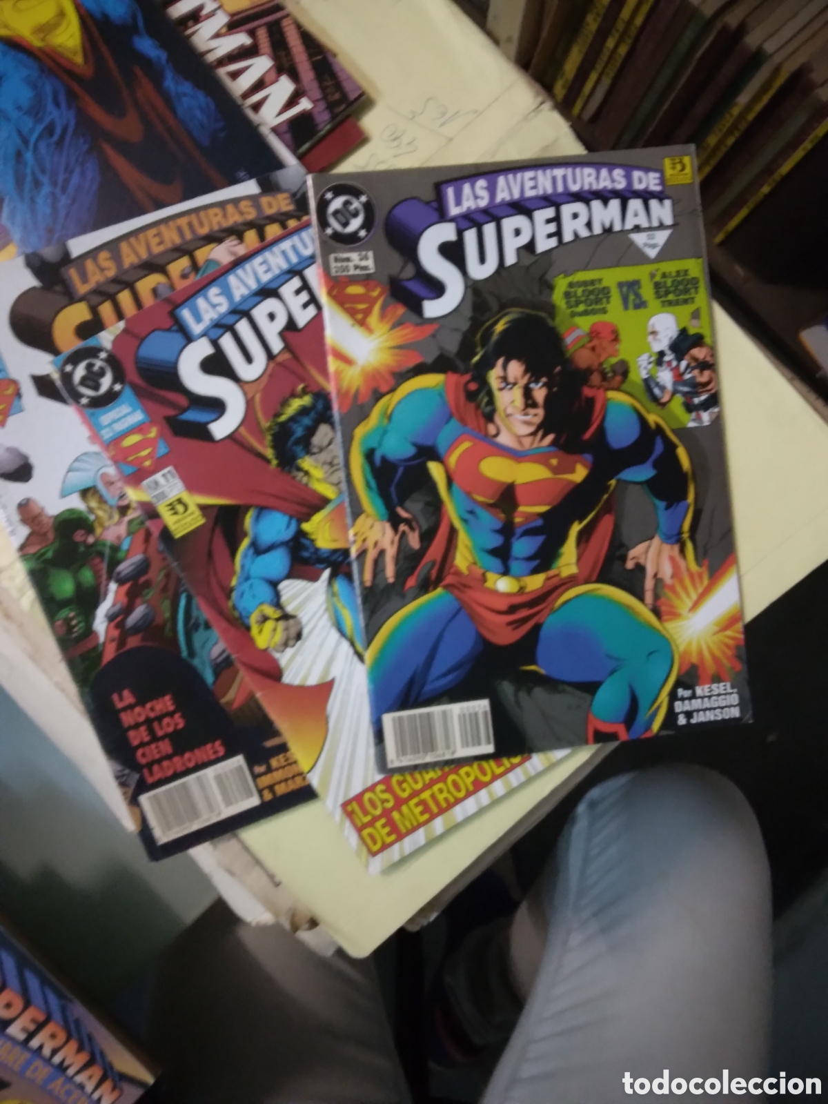 C&oacute;mics: Las aventuras de Superman, n&uacute;meros 11,28, 36, DC, zinco - Foto 1