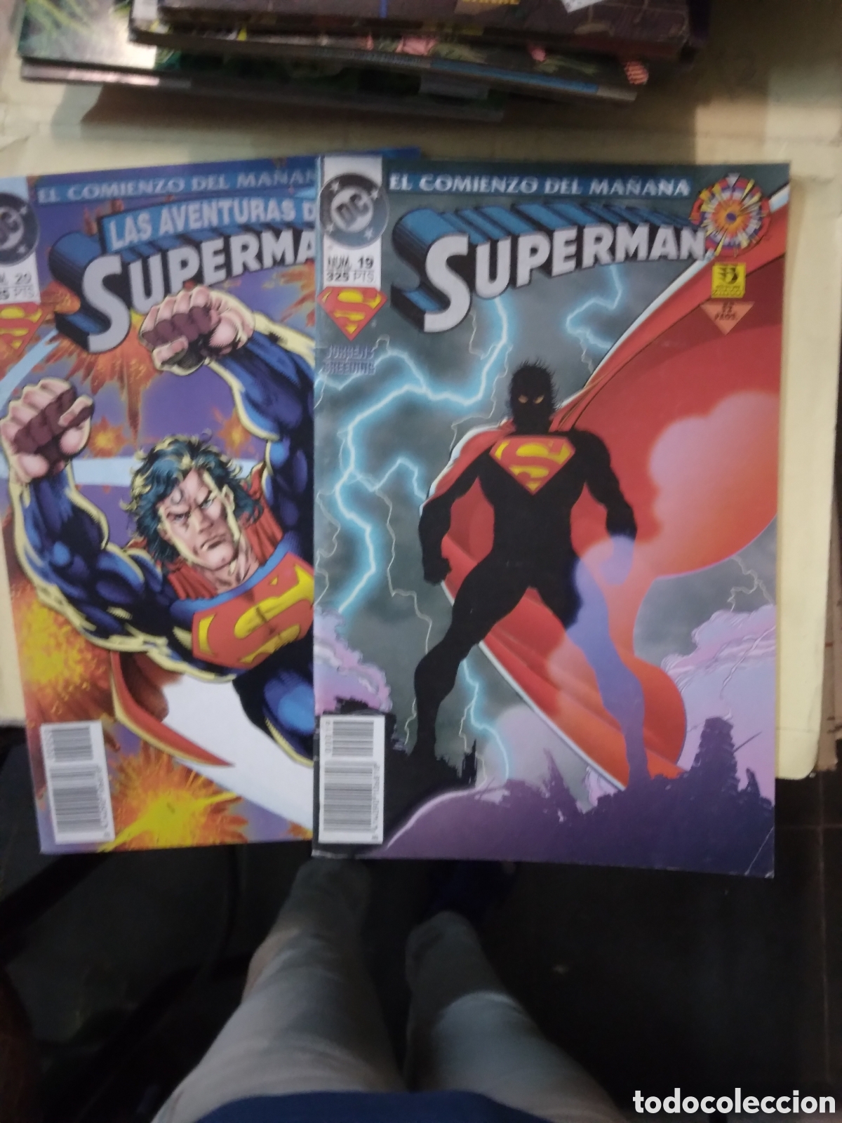 C&oacute;mics: El.comienzo de.ma&ntilde;ana, Las aventuras de Superman, n&uacute;meros 19, y 20, DC - Foto 1