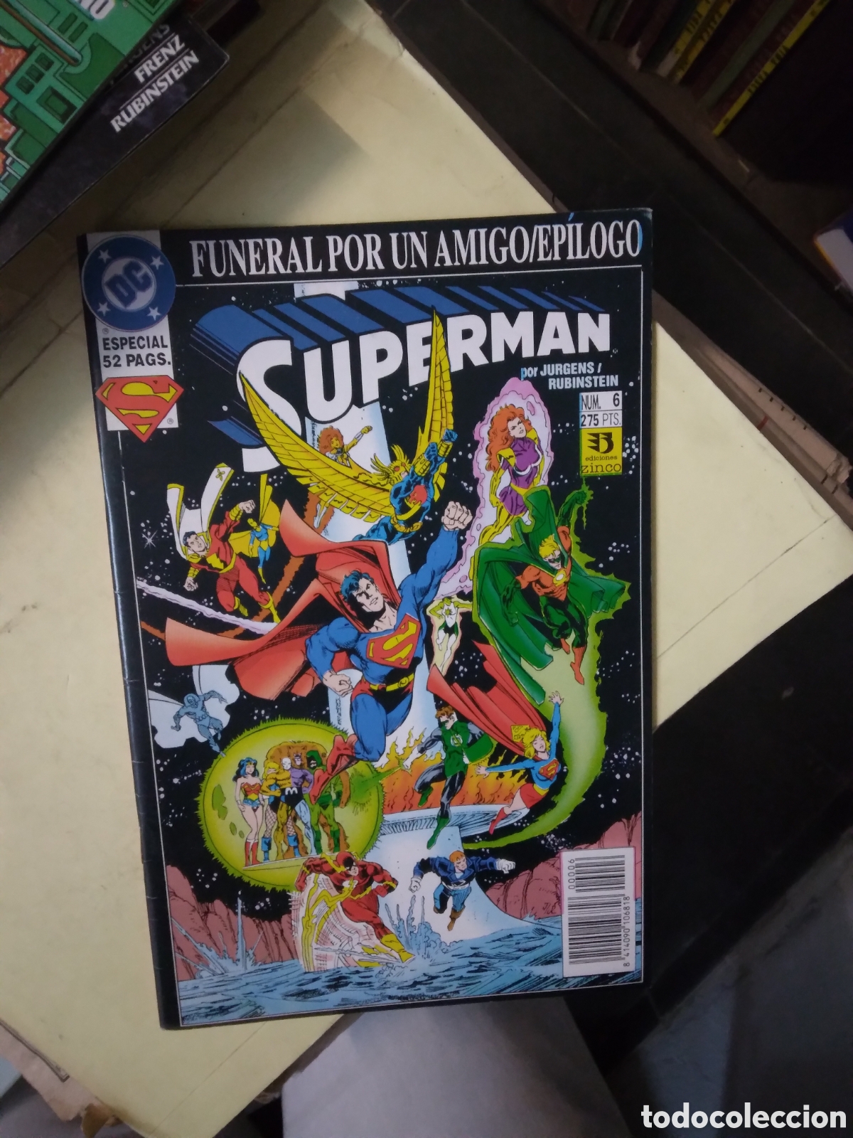 C&oacute;mics: Funeral por un amigo, Superman, DC, 6, Zinco - Foto 1