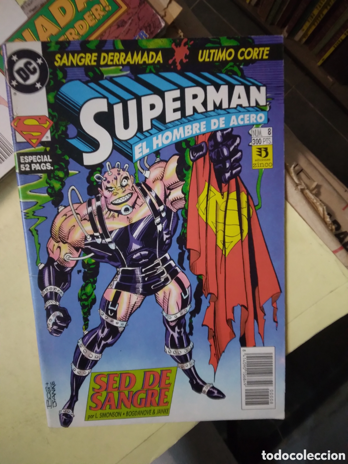 C&oacute;mics: Superman el hombre de acero, Dc, numero 8, Zinco - Foto 1