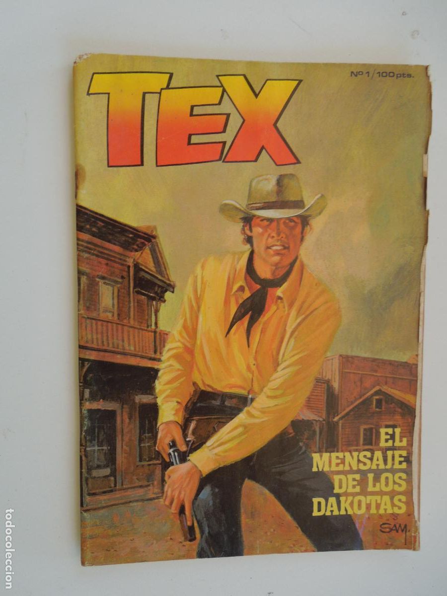 C&oacute;mics: TEX - N&ordm; 1 - EDICIONES ZINCO 1983 - EL MENSAJE DE LOS DAKOTAS. - Foto 1