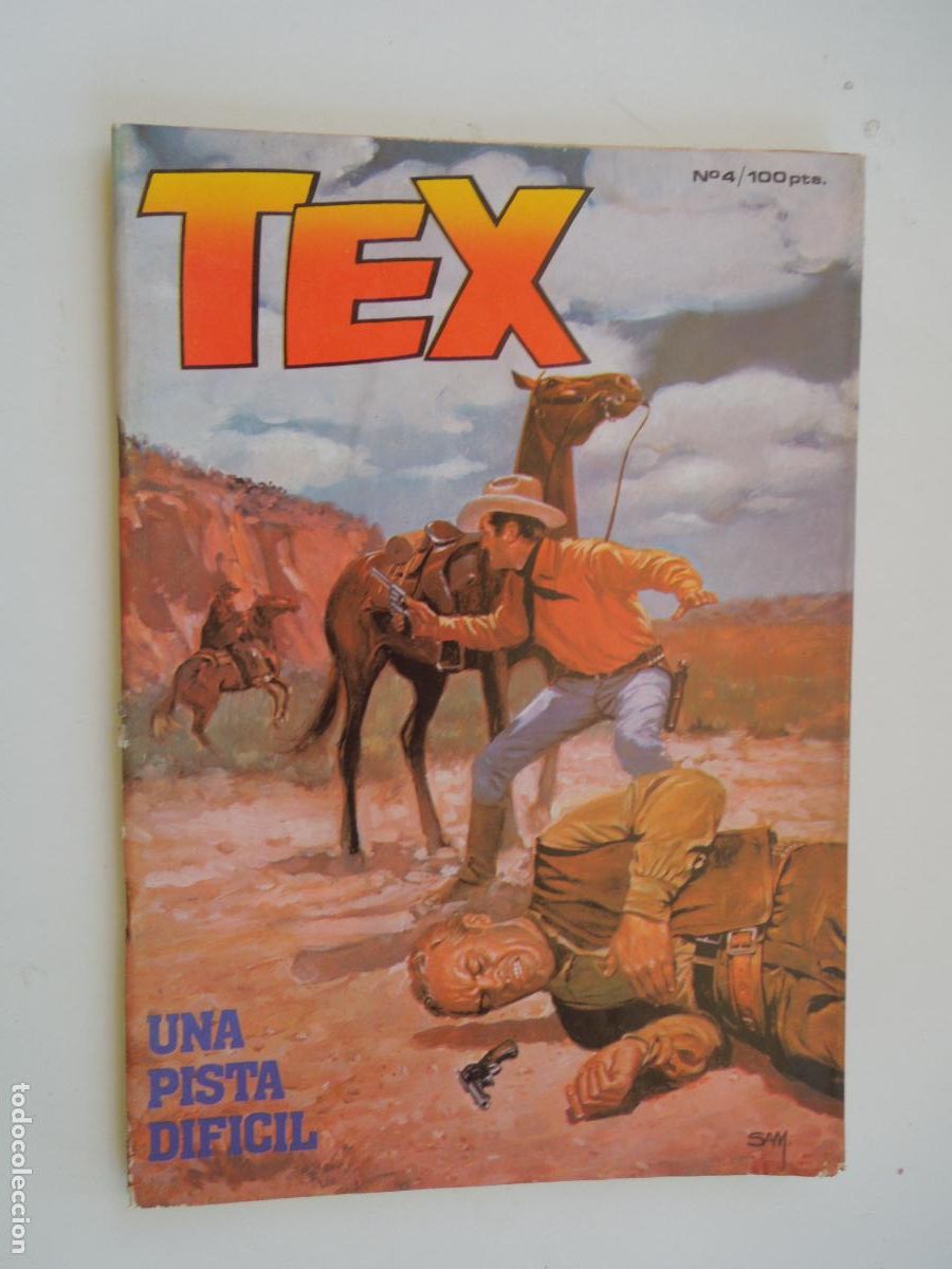 C&oacute;mics: TEX - N&ordm; 4 - EDICIONES ZINCO 1983 - UNA PISTA DIFICIL. - Foto 1